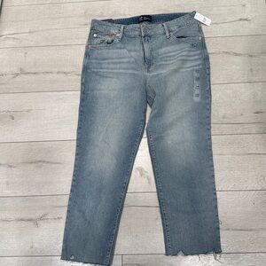 GAP Factory Faded Blue Cropped Jeans